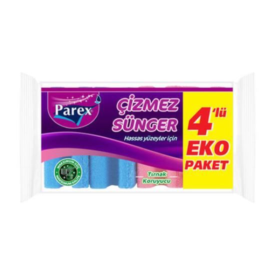 PAREX ÇİZMEZ BULAŞIK SÜNGERİ 4’LÜ