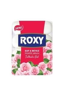 ROXY SAF VE BEYAZ TUTKULU GÜL EL SABUNU 4’LÜ 280 GR