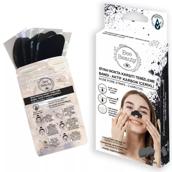 BEE BEAUTY SİYAH NOKTA KARŞITI BURUN BANDI