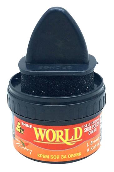 WORLD AYAKKABI BOYASI AÇIK KAHVERENGİ 50 ML