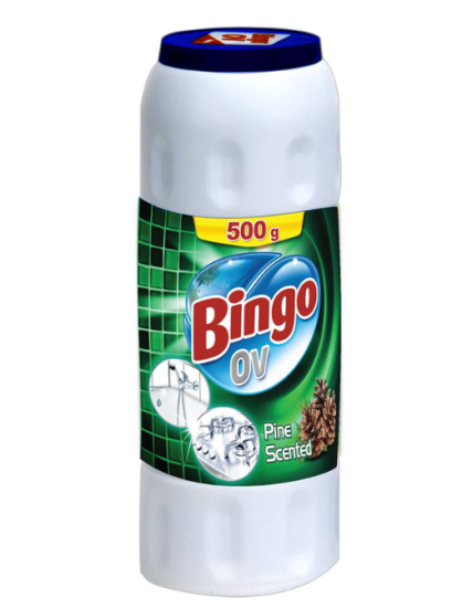 BİNGO ÇAM KOKULU MEKANİK OVMA TOZU 500 GR