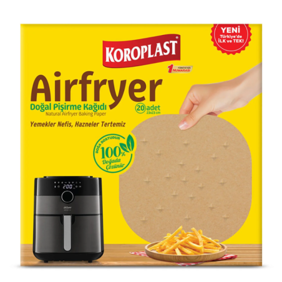 KOROPLAST AIRFRYER PİŞİRME KAĞIDI