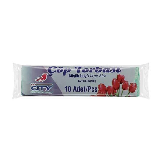 NEW CITY BÜYÜK BOY ÇÖP POŞETİ 10’LU 50 LT