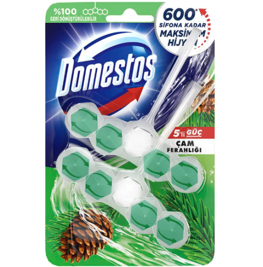 DOMESTOS ÇAM FERAHLIĞI WC TEMİZLEYİCİ 2*5’Lİ 100 GR