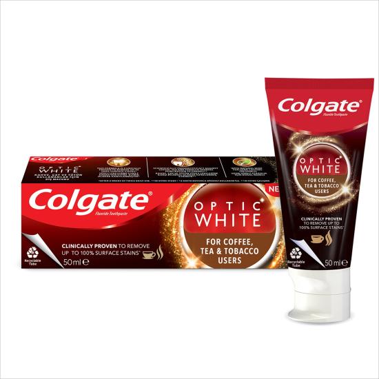 COLGATE OPTIC WHITE ÇAY & KAHVE DİŞ MACUNU 50 ML