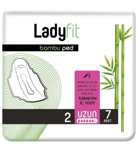 LADY FİT UZUN BAMBU PED 7’Lİ
