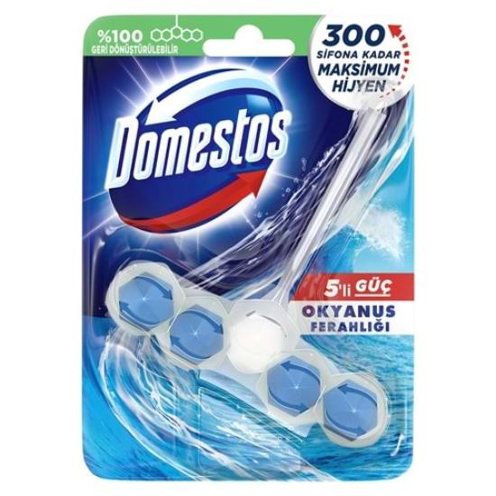 DOMESTOS OKYANUS WC TEMİZLEYİCİ 5’Lİ 50 GR