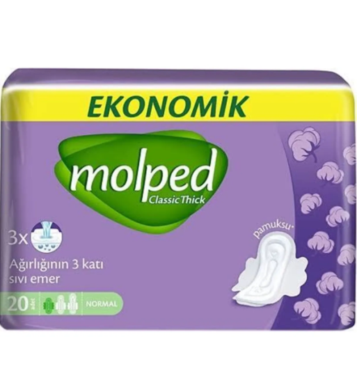 MOLPED CLASSİC THİCK EKONOMİK NORMAL PED 20’Lİ
