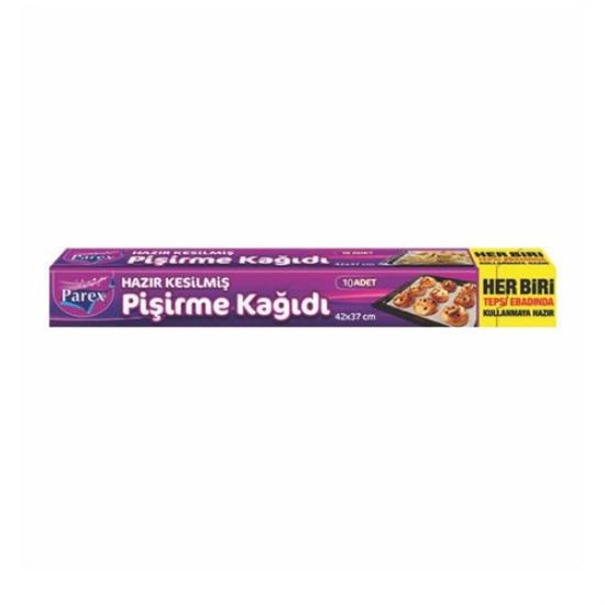 PAREX HAZIR KESİLMİŞ PİŞİRME KAĞIDI 10 ADET 42*37 CM