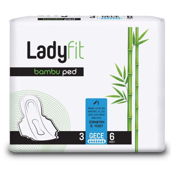 LADY FİT GECE BAMBU PED 6’LI