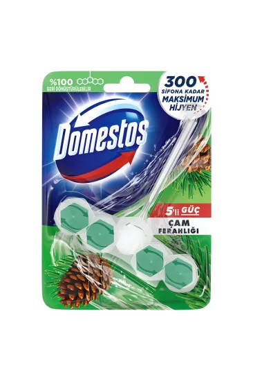 DOMESTOS ÇAM FERAHLIĞI WC TEMİZLEYİCİ 5’Lİ 50 GR