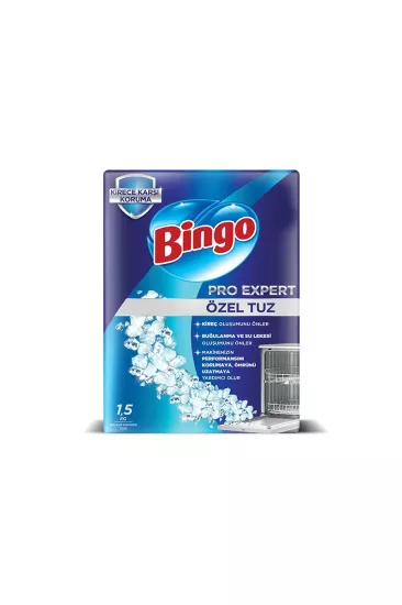 BİNGO PRO EXPERT BULAŞIK MAKİNASI TUZU 1500 GR