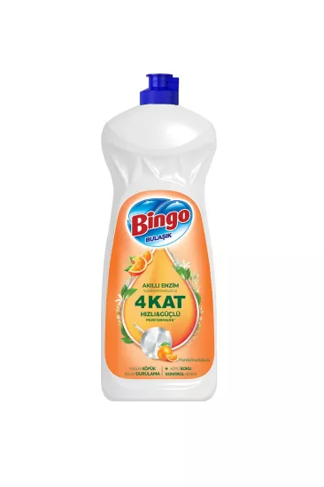 BİNGO MANDALİNA KOKULU SIVI BULAŞIK DETERJANI 1500 ML