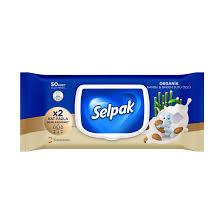 SELPAK ORGANİK BAMBU & BADEM SÜTÜ ISLAK MENDİL 50’Lİ