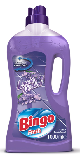 BİNGO FRESH LAVANTA YÜZEY TEMİZLEYİCİ 1 LT