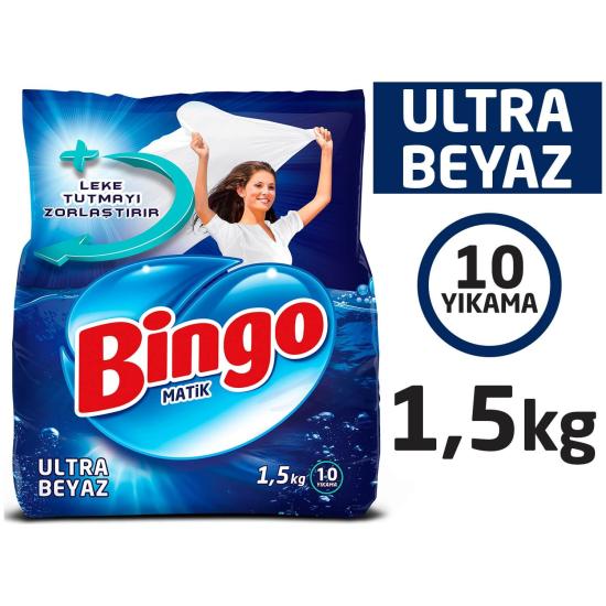 BİNGO ULTRA BEYAZ MATİK 1.5 KG