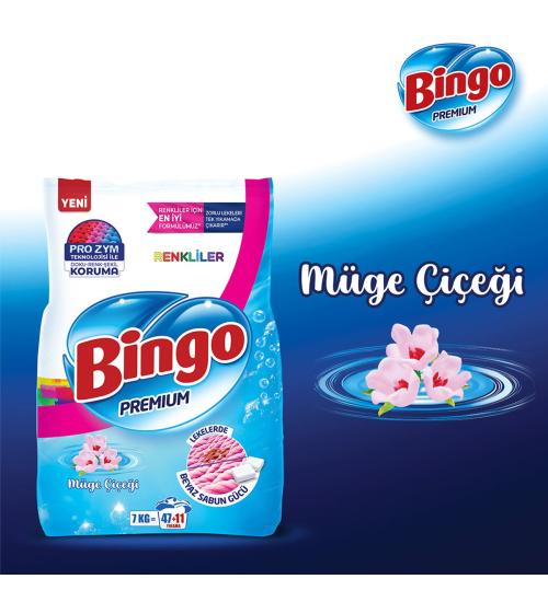 BİNGO PREMIUM MÜGE ÇİÇEĞİ MATİK RENKLİLER İÇİN 7 KG