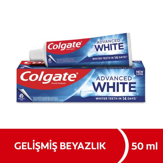 COLGATE GELİŞMİŞ BEYAZLIK DİŞ MACUNU 50 ML