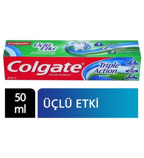COLGATE ÜÇLÜ ETKİ DİŞ MACUNU 50 ML