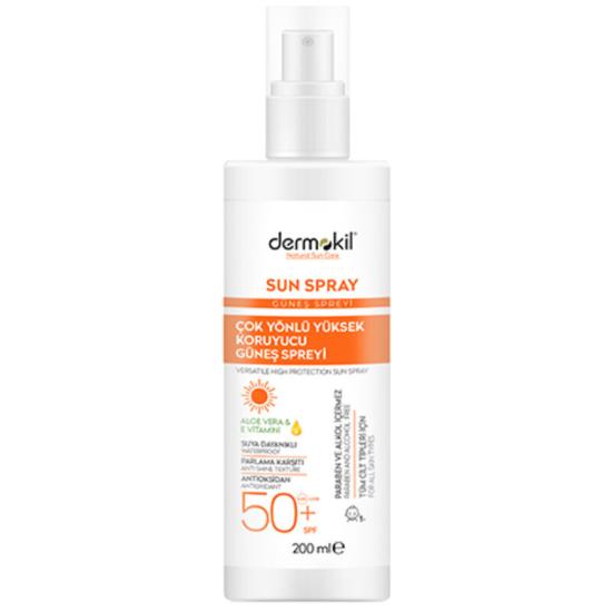 DERMOKİL GÜNEŞ LOSYONU SPREY 50 SPF 200 ML