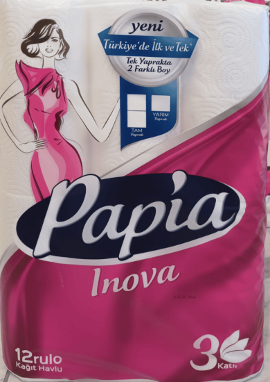PAPİA INOVA KAĞIT HAVLU 12’Lİ