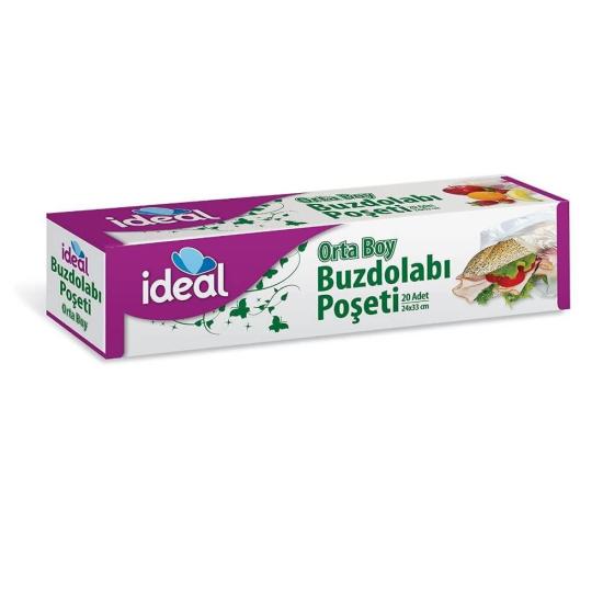 KOROPLAST İDEAL BUZ. POŞETİ ORTA 20 ADET 24*33 CM