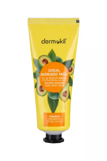 DERMOKİL AVOKADO YAĞLI VE KİL EL VE YÜZ KREMİ 75 ML