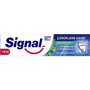 SİGNAL ÇÜRÜKLERE KARŞI NANE FERAHLIĞI DİŞ MACUNU 100 ML