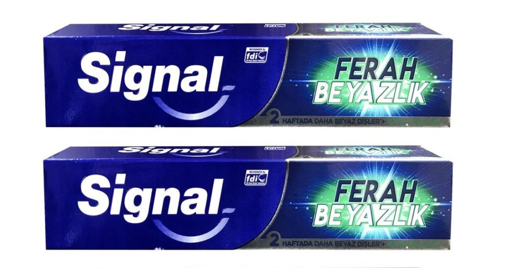SİGNAL FERAH BEYAZLIK DİŞ MACUNU 2*50 ML