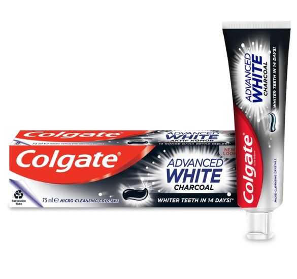 COLGATE ADVANCED WHITE AKTİF KÖMÜR DİŞ MACUNU 75 ML